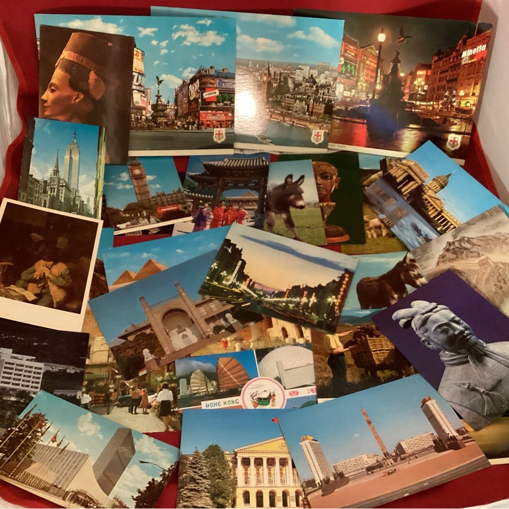 32 postcards lot mostly vintage